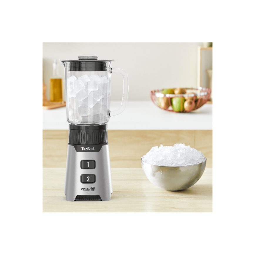 Tefal - Pöytäsekoitin BLENDFORCE 400W/230V ruostumaton/musta