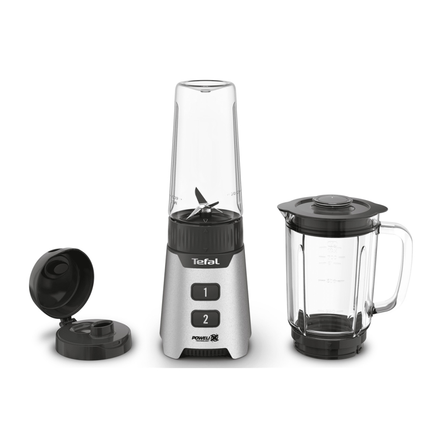 Tefal - Pöytäsekoitin BLENDFORCE 400W/230V ruostumaton/musta