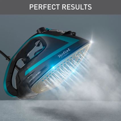 Tefal - Höyryrauta PUREGLISS 3000W/230V turkoosi/musta