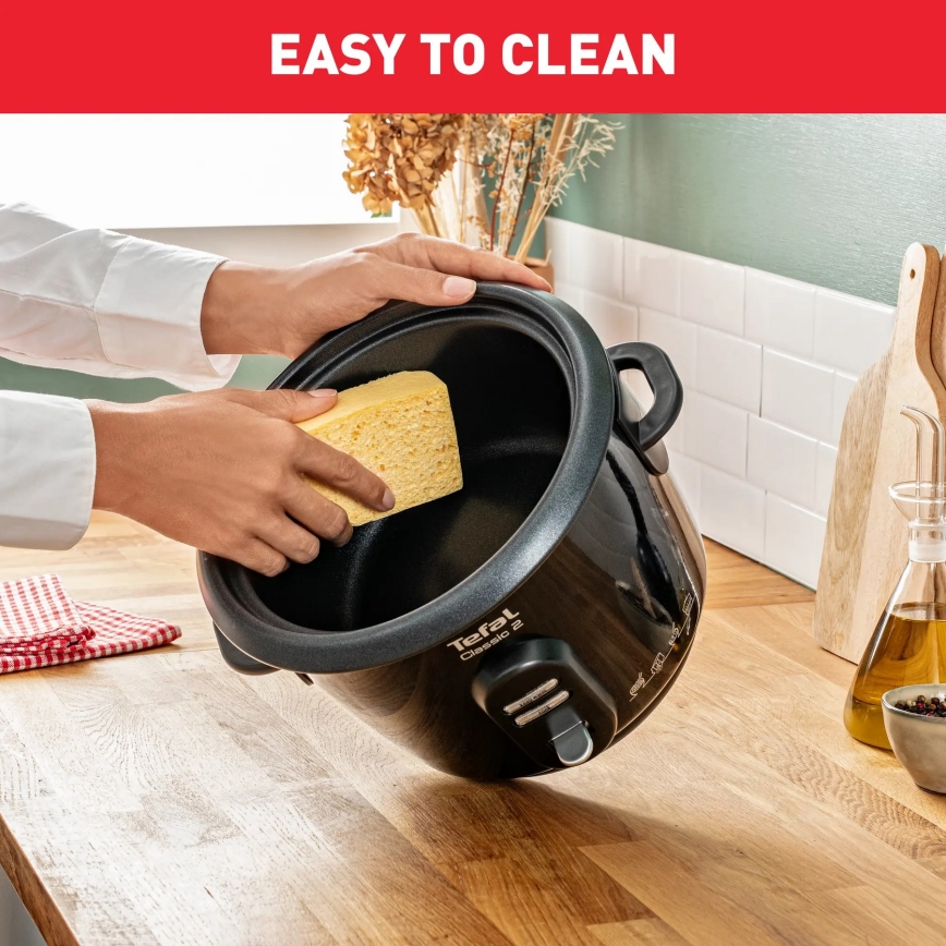 Tefal - Riisikeitin CLASSIC 500W/230V 3 l musta