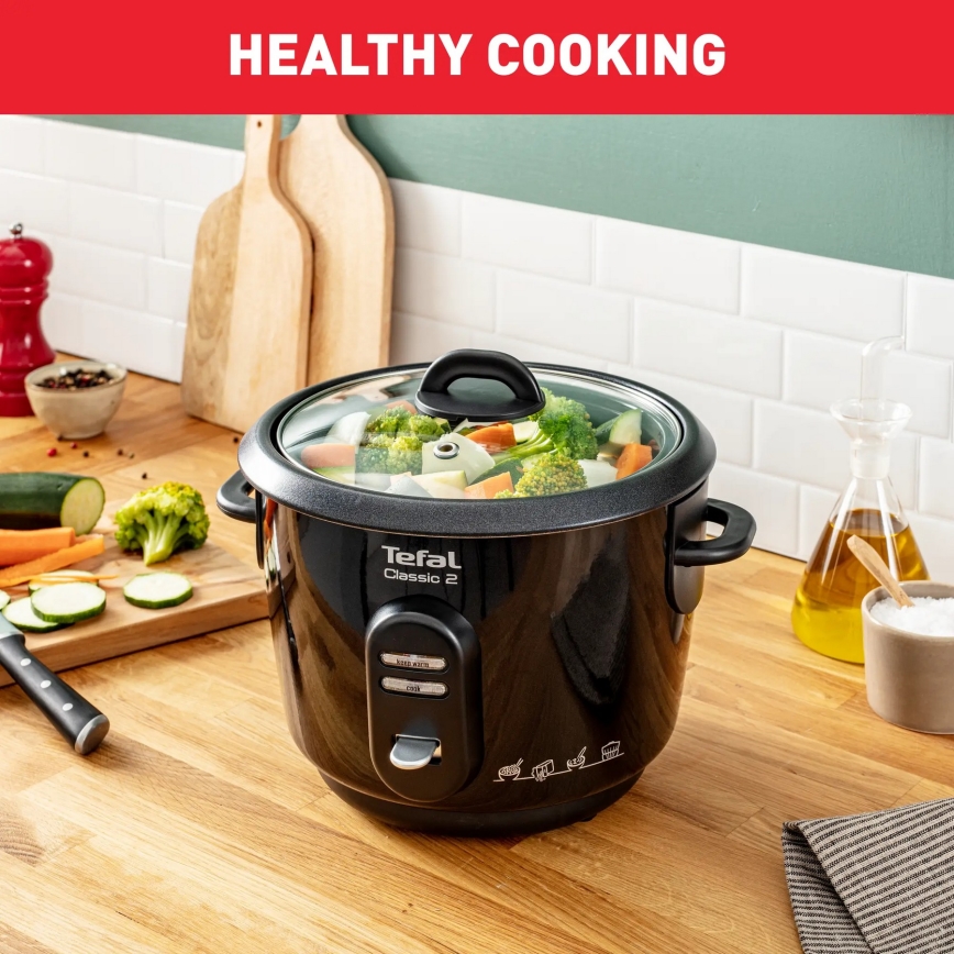 Tefal - Riisikeitin CLASSIC 500W/230V 3 l musta