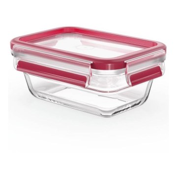 Tefal - Ruokasäiliö 0,45 l MSEAL GLASS punainen/lasi
