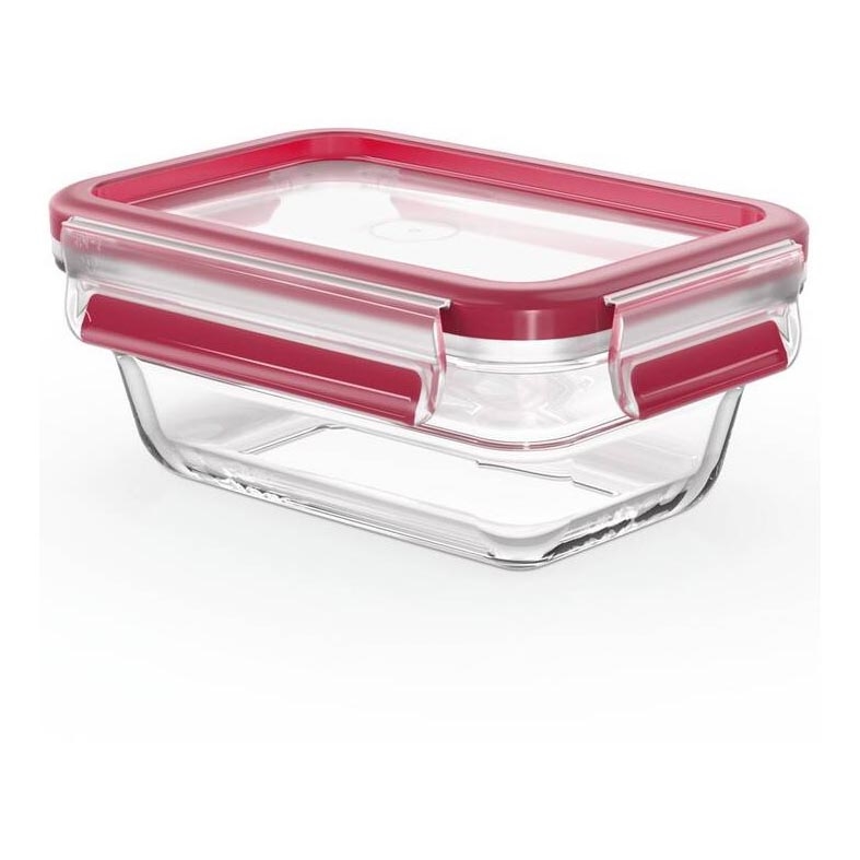 Tefal - Ruokasäiliö 0,45 l MSEAL GLASS punainen/lasi
