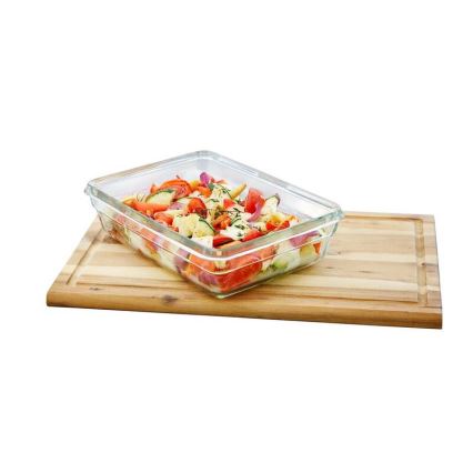 Tefal - Ruokasäiliö 0,45 l MSEAL GLASS punainen/lasi