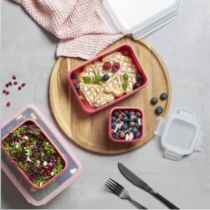 Tefal - Ruokasäiliö 0,55 l MSEAL COLOR vaaleanpunainen
