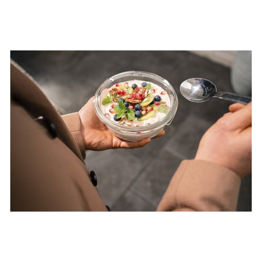 Tefal - Ruokasäiliö 0,6 l MSEAL GLASS punainen/lasi
