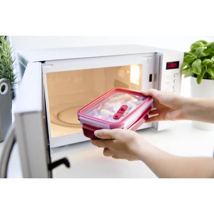 Tefal - Ruokasäiliö 0,8 l MASTER SEAL MICRO punainen