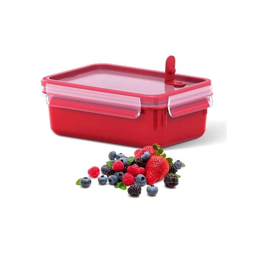 Tefal - Ruokasäiliö 0,8 l MASTER SEAL MICRO punainen