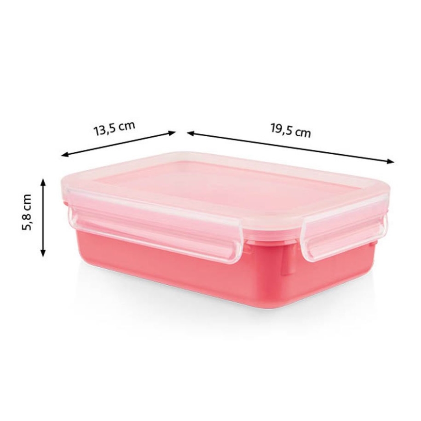 Tefal - Ruokasäiliö 0,8 l MSEAL COLOR vaaleanpunainen