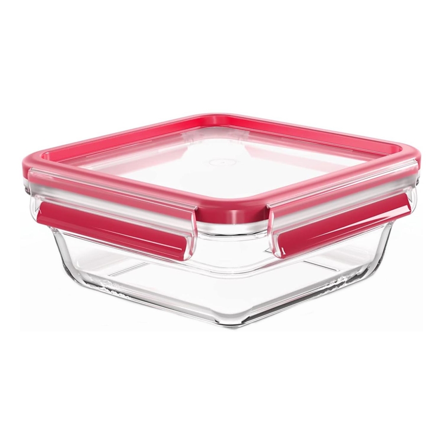 Tefal - Ruokasäiliö 0,8 l MSEAL GLASS punainen/lasi