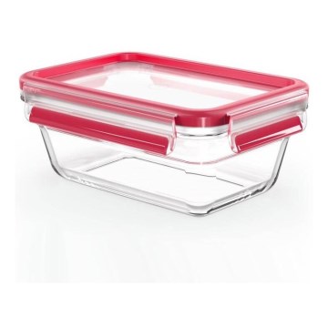 Tefal - Ruokasäiliö 0,85 l MSEAL GLASS punainen/lasi