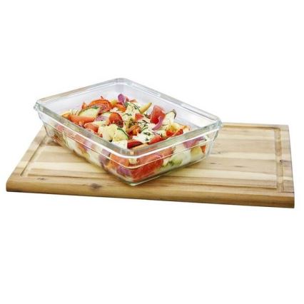 Tefal - Ruokasäiliö 2 l MSEAL GLASS punainen/lasi