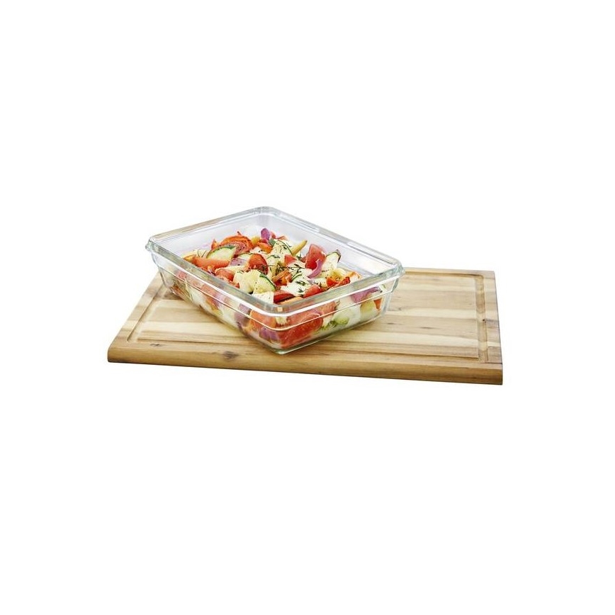 Tefal - Ruokasäiliö 2 l MSEAL GLASS punainen/lasi
