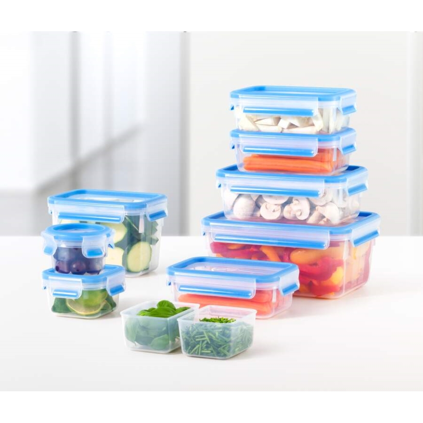 Tefal - Ruokasäiliö 3,7 l MASTER SEAL FRESH sininen