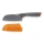 Tefal - Ruostumattomasta teräksestä valmistettu veitsi santoku FRESH KITCHEN 12 cm harmaa/oranssi