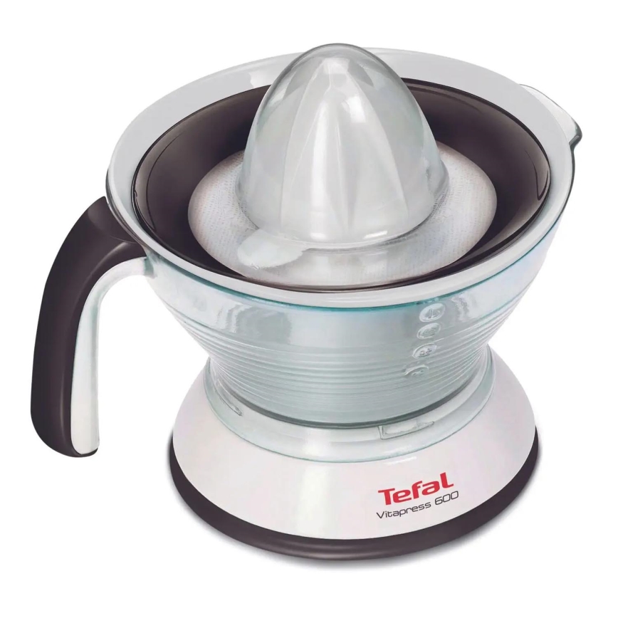 Tefal - Sähköinen sitruspuristin VITAPRESS 0,6 l 25W/230V valkoinen/musta