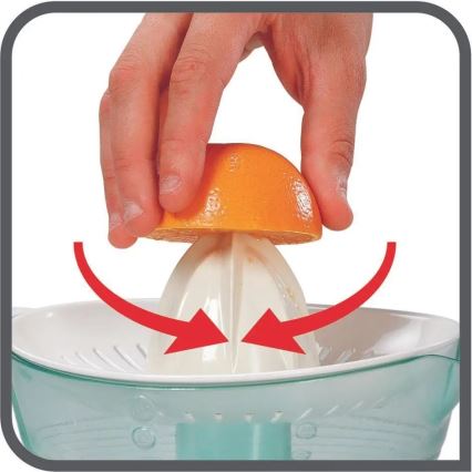 Tefal - Sähköinen sitruspuristin VITAPRESS 0,6 l 25W/230V valkoinen/musta