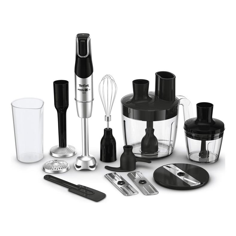 Tefal - Sauvasekoitin INFINY FORCE PRO 5in1 1200W/230V musta/ruostumaton