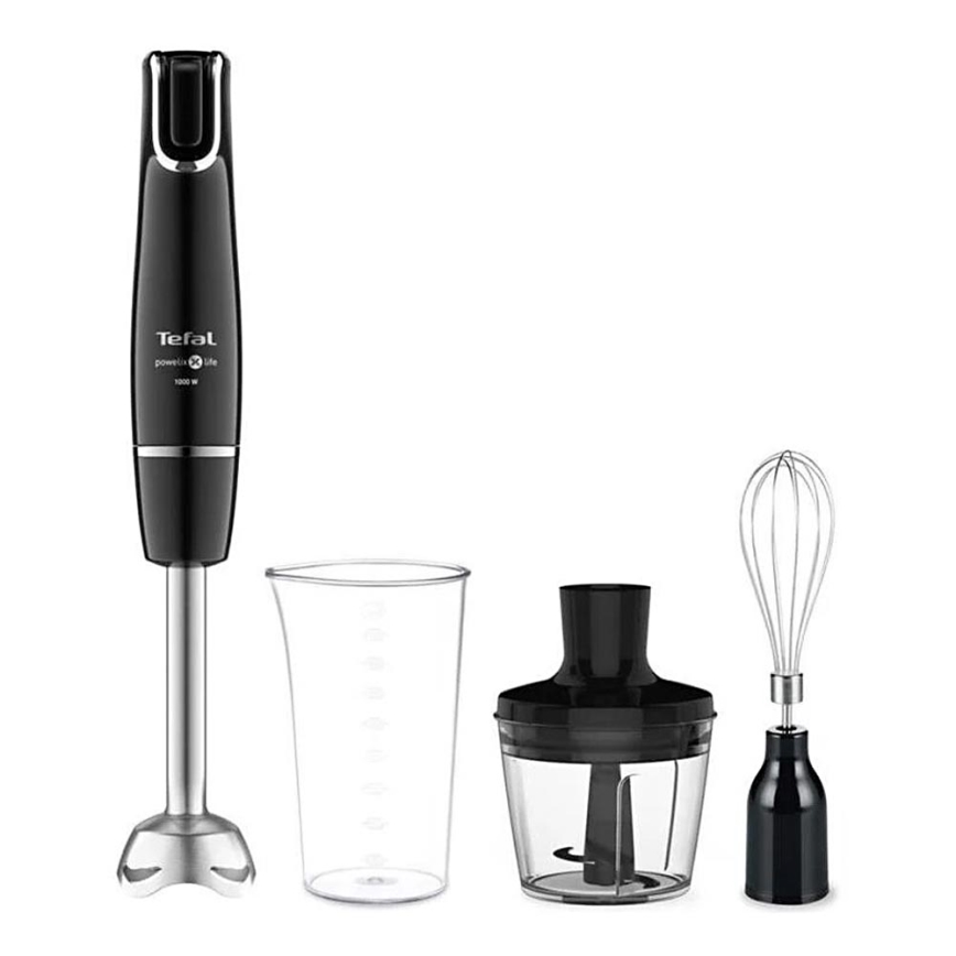 Tefal - Sauvasekoitin INFINY FORCE V2 3in1 1000W/230V musta/ruostumaton