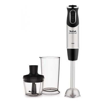 Tefal - Sauvasekoitin QUICKCHEF 2in1 1000W/230V mattakromi/musta