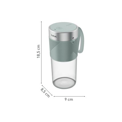 Tefal - Smoothie blenderi BLENDFORCE 50W/5V 1200 mAh minttu