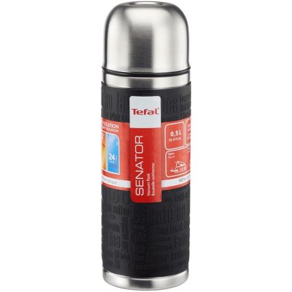 Tefal - Termos mukilla 0,5 l SENATOR ruostumaton/musta