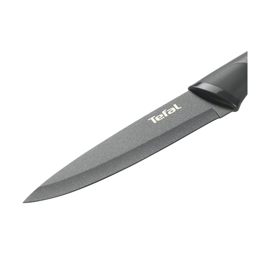 Tefal - Universaali ruostumaton veitsi FRESH KITCHEN 12 cm harmaa/vihreä