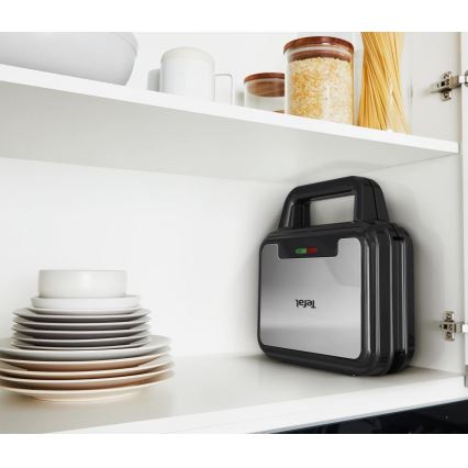 Tefal - Voileipägrilli ULTRA COMPACT 3in1 700W/230V musta/mattakromi