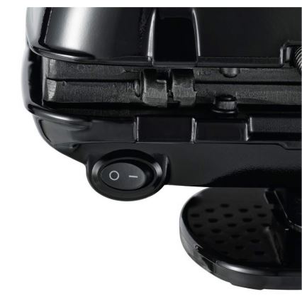 Tefal - Voileipäkone CROC TIME 700W/230V musta/kromi