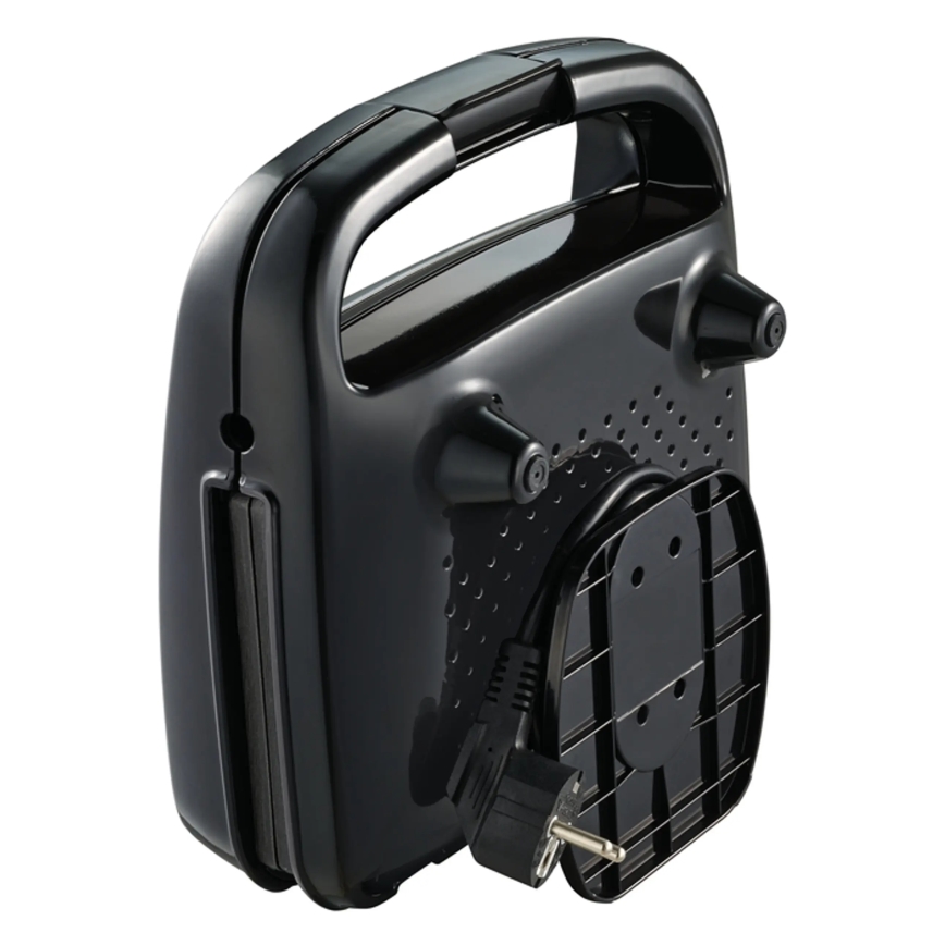 Tefal - Voileipäkone CROC TIME 700W/230V musta/kromi