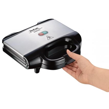 Tefal - Voileipäkone ULTRACOMPACT 700W/230V musta/kromi