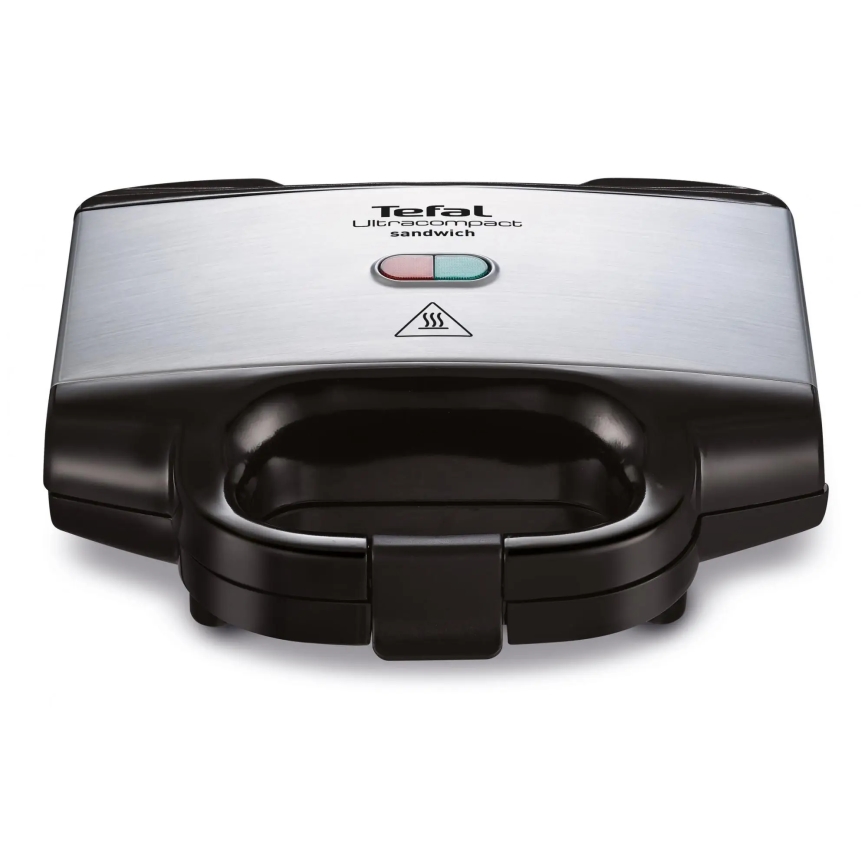 Tefal - Voileipäkone ULTRACOMPACT 700W/230V musta/kromi