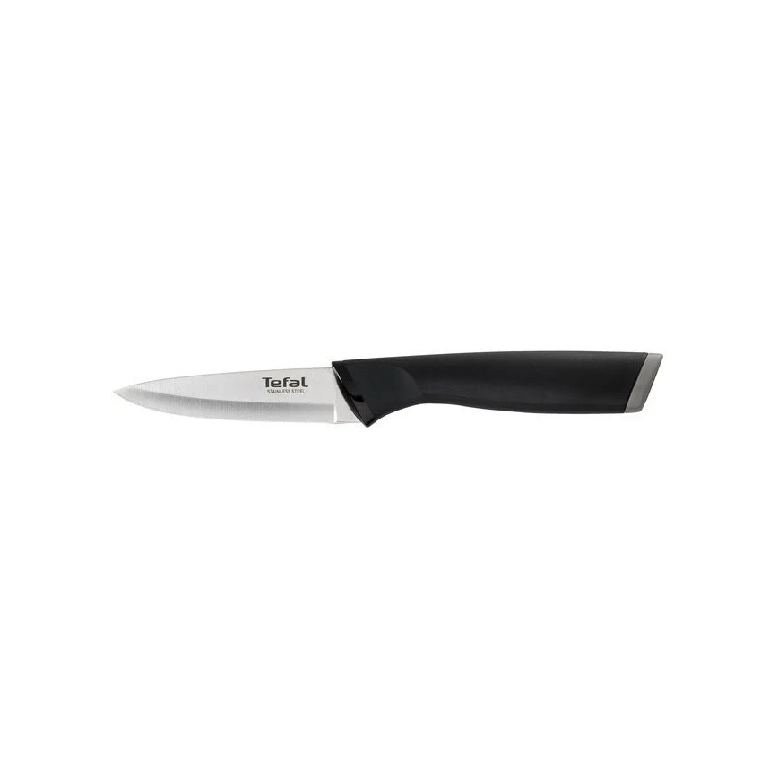 Tefal - Yleiskäyttöinen ruostumattomasta teräksestä valmistettu veitsi COMFORT 12 cm kiiltävä kromi/musta