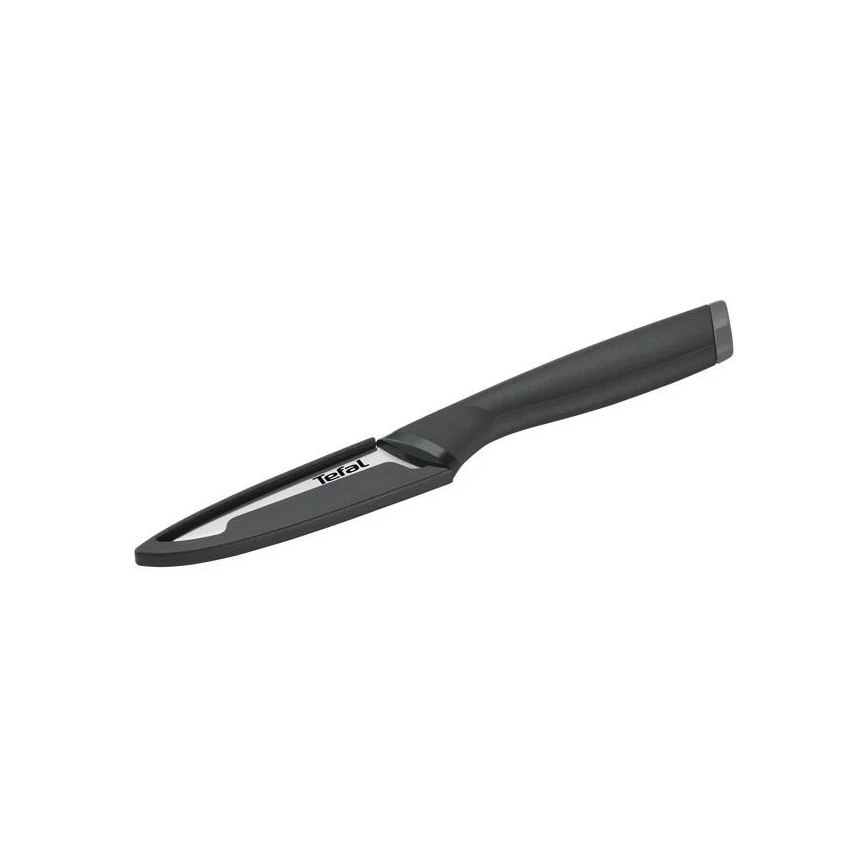 Tefal - Yleiskäyttöinen ruostumattomasta teräksestä valmistettu veitsi COMFORT 12 cm kiiltävä kromi/musta