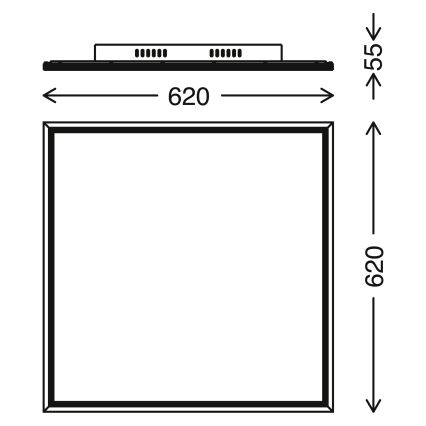 Telefunken 3010-06TF - Himmennettänä LED-paneeli LED/36W/230V 3000-6000K + kauko-ohjaus