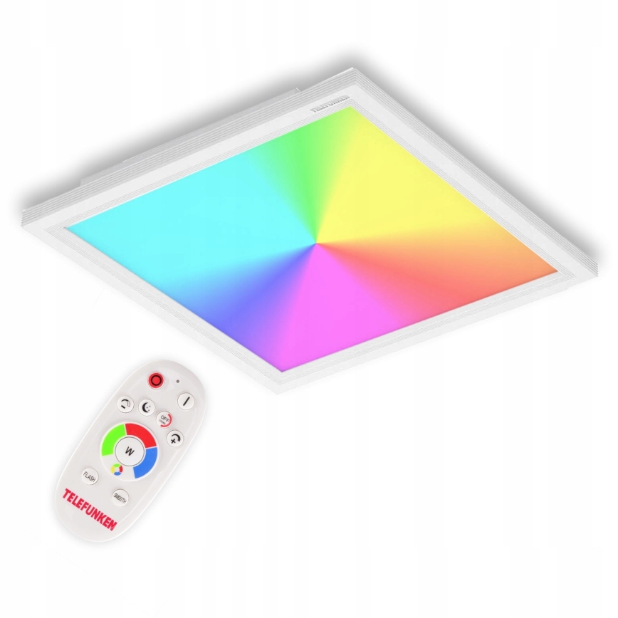 Telefunken 301506TF - LED RGBW Himmennyspaneeli LED/18W/230V 4000K + kauko-ohjaus