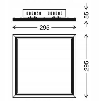 Telefunken 301506TF - LED RGBW Himmennyspaneeli LED/18W/230V 4000K + kauko-ohjaus