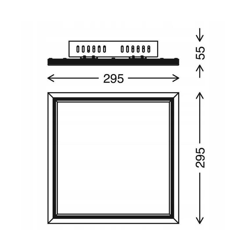Telefunken 301506TF - LED RGBW Himmennyspaneeli LED/18W/230V 4000K + kauko-ohjaus