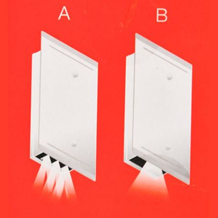 Telefunken 307706TF - LED-ulkoseinävalaisin 2xLED/3W/230V IP44 valkoinen