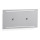 Telefunken 307804TF - LED-ulkoseinävalaisin 2xLED/3,5W/230V IP44 hopea