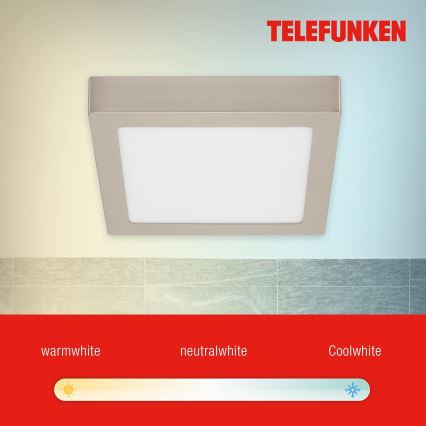 Telefunken 309602TF - LED RGBW Himmennettävä kattovalo LED/18W/230V 2700-6500K Wi-Fi Tuya