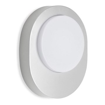 Telefunken 312004TF - LED-ulkoseinävalaisin LED/8W/230V IP44 hopea