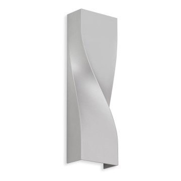 Telefunken 312704TF - LED-ulkoseinävalaisin 2xLED/5,5W/230V IP44 hopea