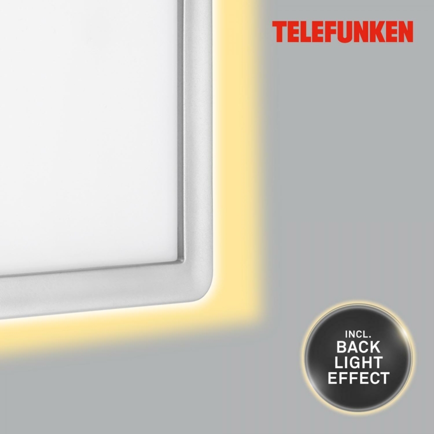 Telefunken 313604TF - LED-ulkoseinävalaisin LED/16W/230V IP44 hopea