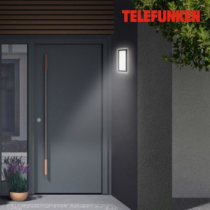 Telefunken 313605TF - LED-ulkoseinävalaisin LED/16W/230V IP44 musta