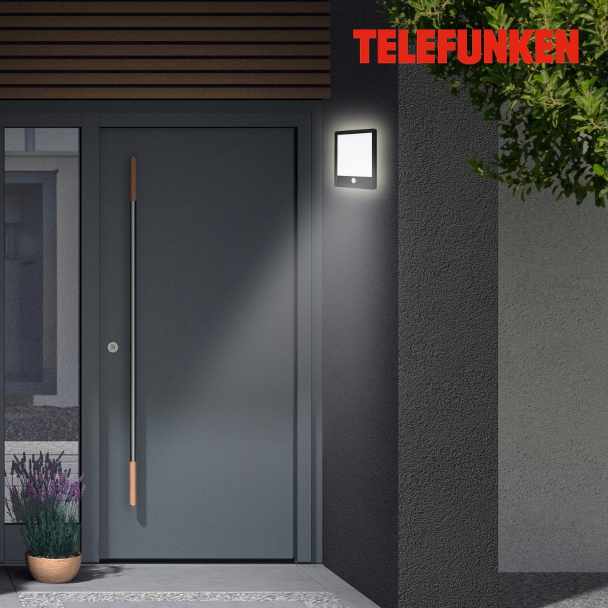 Telefunken 313805TF - LED Ulkovalo anturilla LED/15W/230V IP44