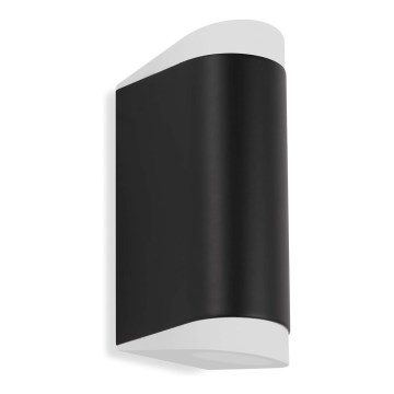 Telefunken 314905TF - LED-ulkoseinävalaisin 2xGU10/5W/230V IP44 musta