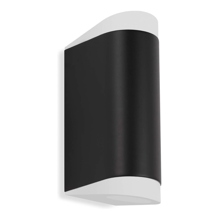 Telefunken 314905TF - LED-ulkoseinävalaisin 2xGU10/5W/230V IP44 musta