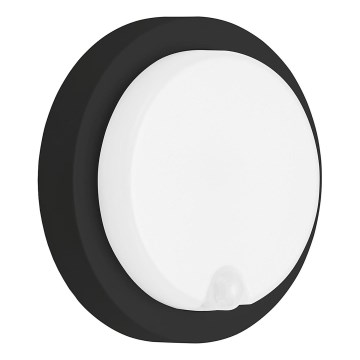 Telefunken 315305TF - LED Ulkovalo anturilla LED/12W/230V IP44 musta
