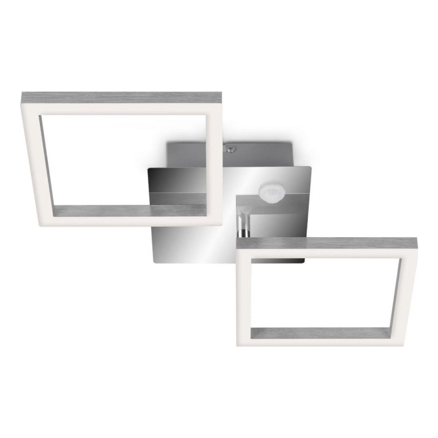Telefunken 318508TF - LED-kattovalaisin anturilla FRAME LED/12W/230V 3000K mattakromi